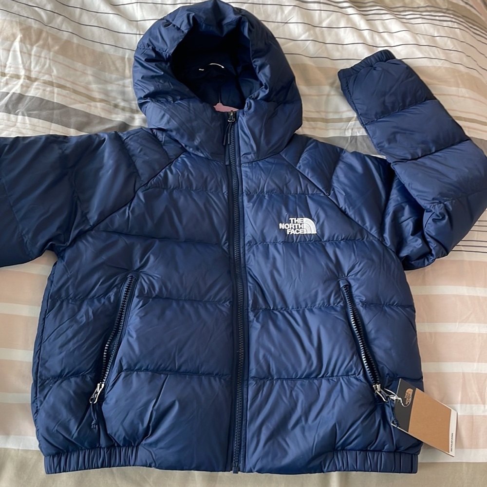 North Face Hydrenalite Down Hoodie - Navy, M